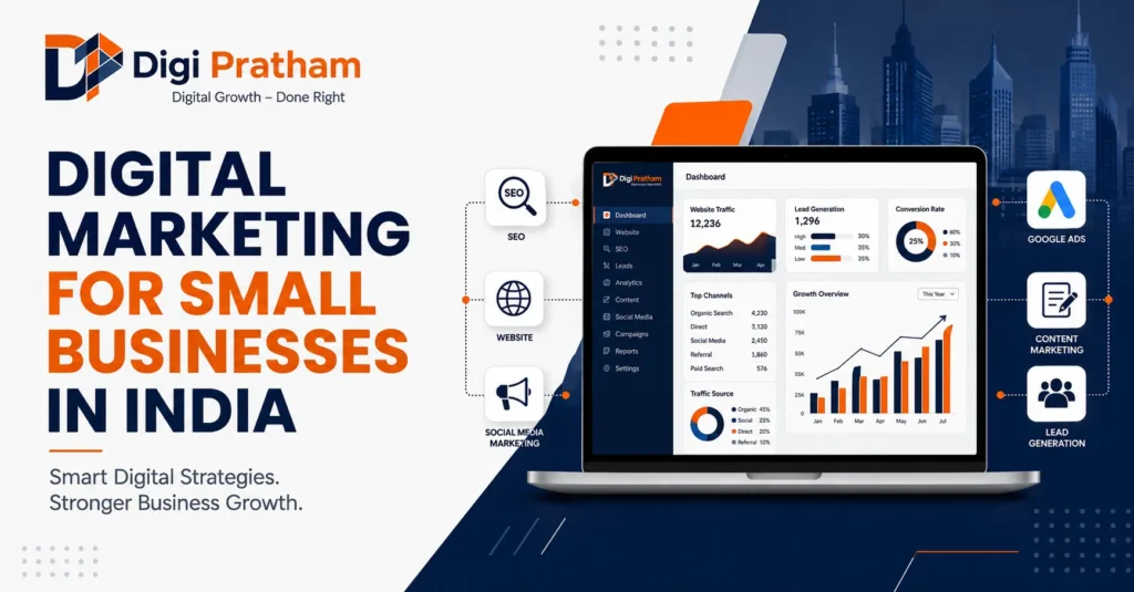 Digital Marketing For Small Businesses In India by Digi Pratham